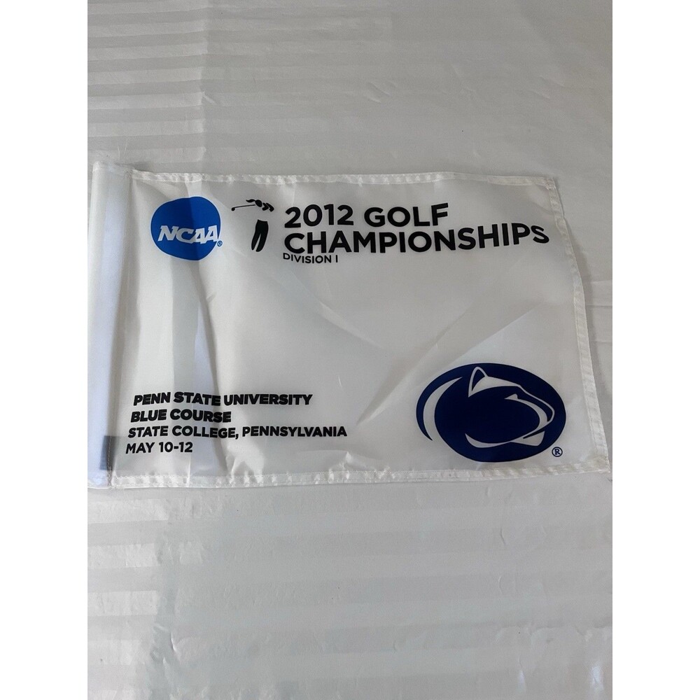 2012 NCAA Golf Championships Pin Flag Penn State University Blue Course Women